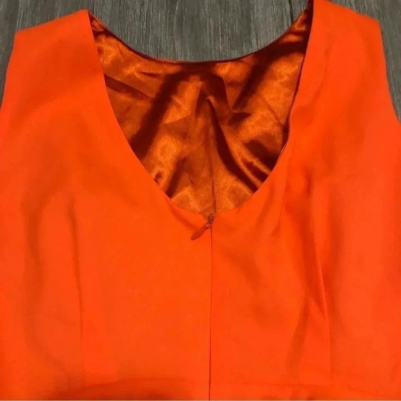 Blaque Label Mini Coral Orange Dress Size M NWT Fit And Flare Cocktail Party - Picture 7 of 8
